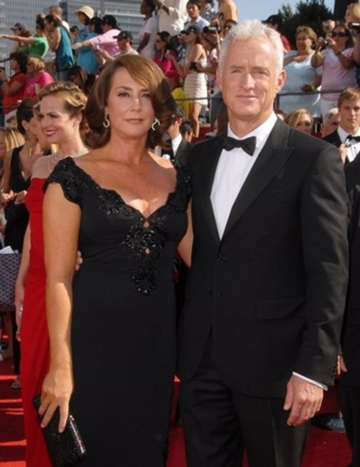 Talia Balsam and John Slattery at 60th Annual Primetime Emmy Awards Arrivals