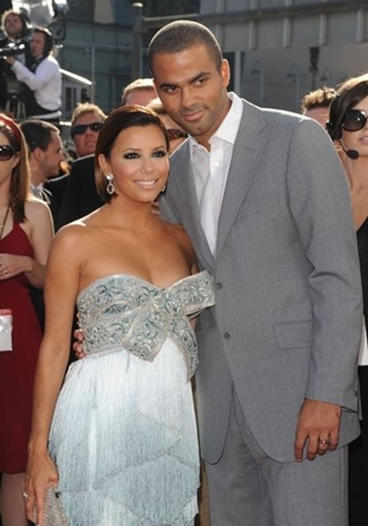 Eva Longoria and Tony Parker at 