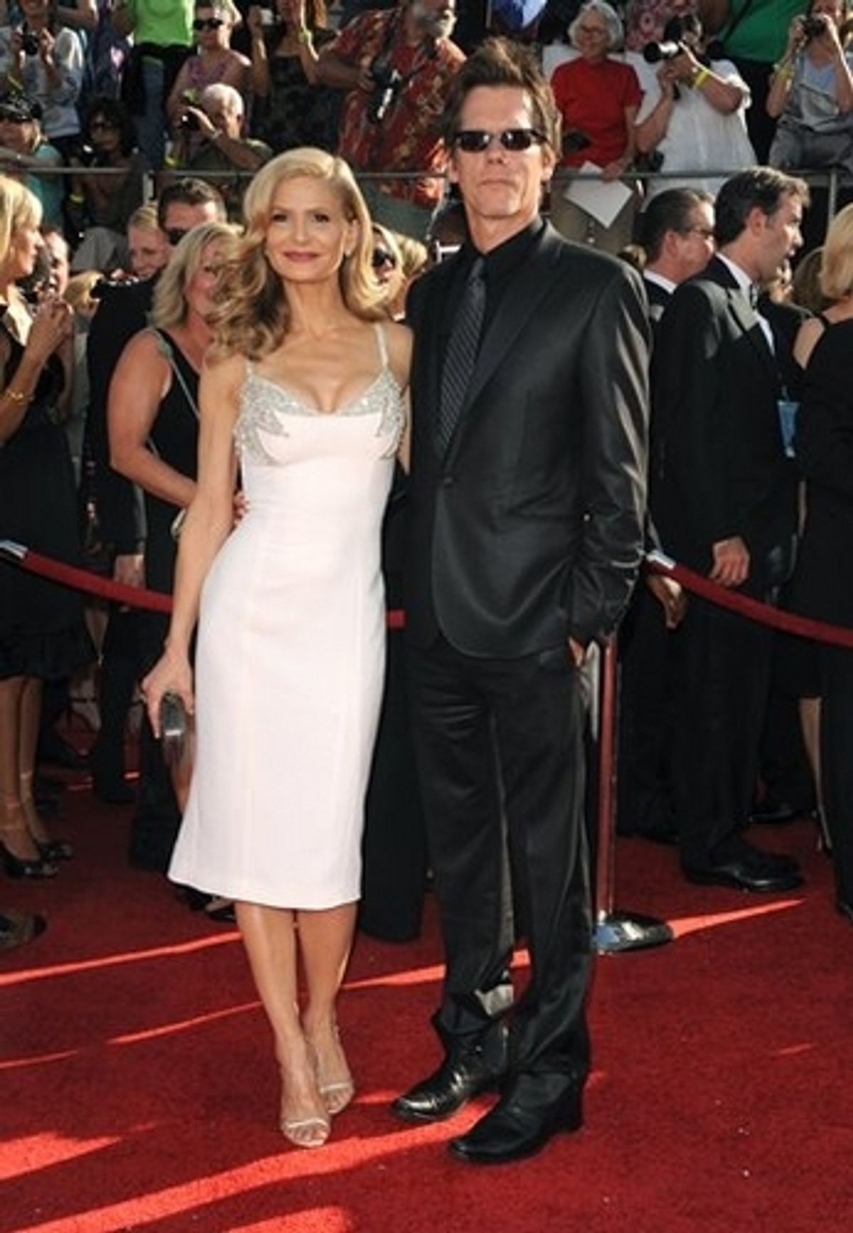 Kyra Sedgwick and Kevin Bacon at 60th Annual Primetime Emmy Awards Arrivals