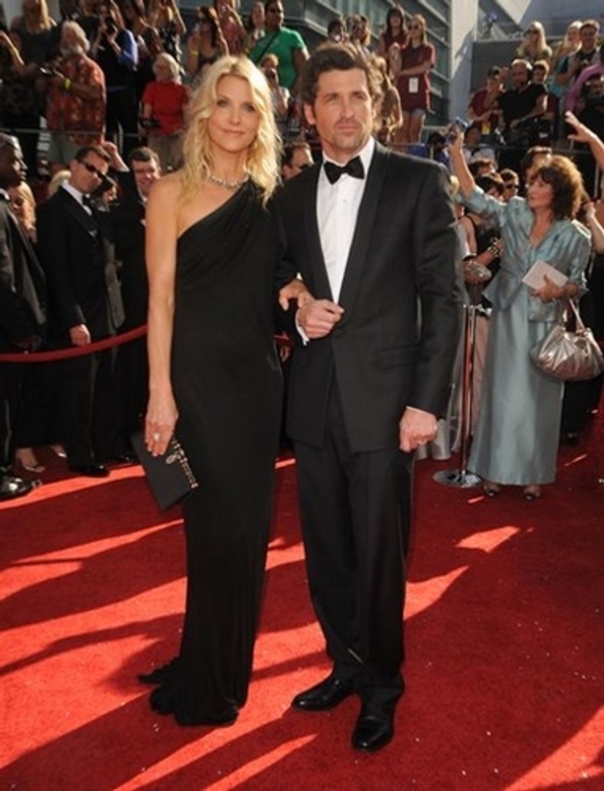 Patrick Dempsey and wife at 