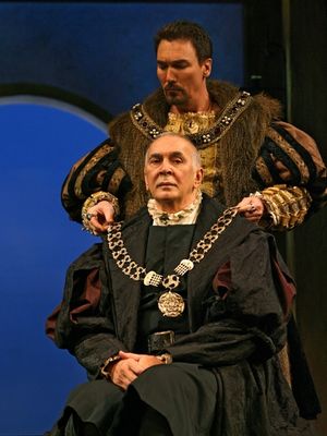 Frank Langella (sitting) and Patrick Page (standing) @ BroadwayWorld Frank Langella (sitting) and Patrick Page (standing) Photo