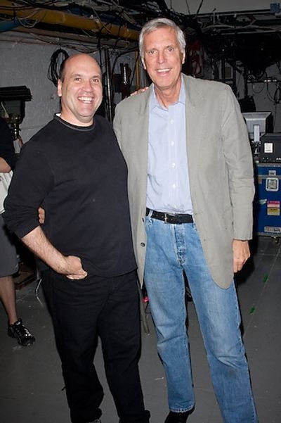 Larry Pressgrove and Lighting Designer Ken Billington

 Photo