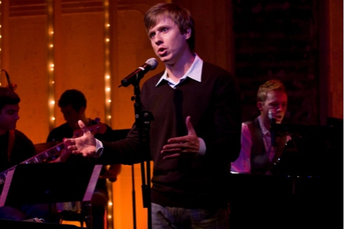 Steven Booth at Pasek and Paul NYMF Concert at the Zipper Theatre