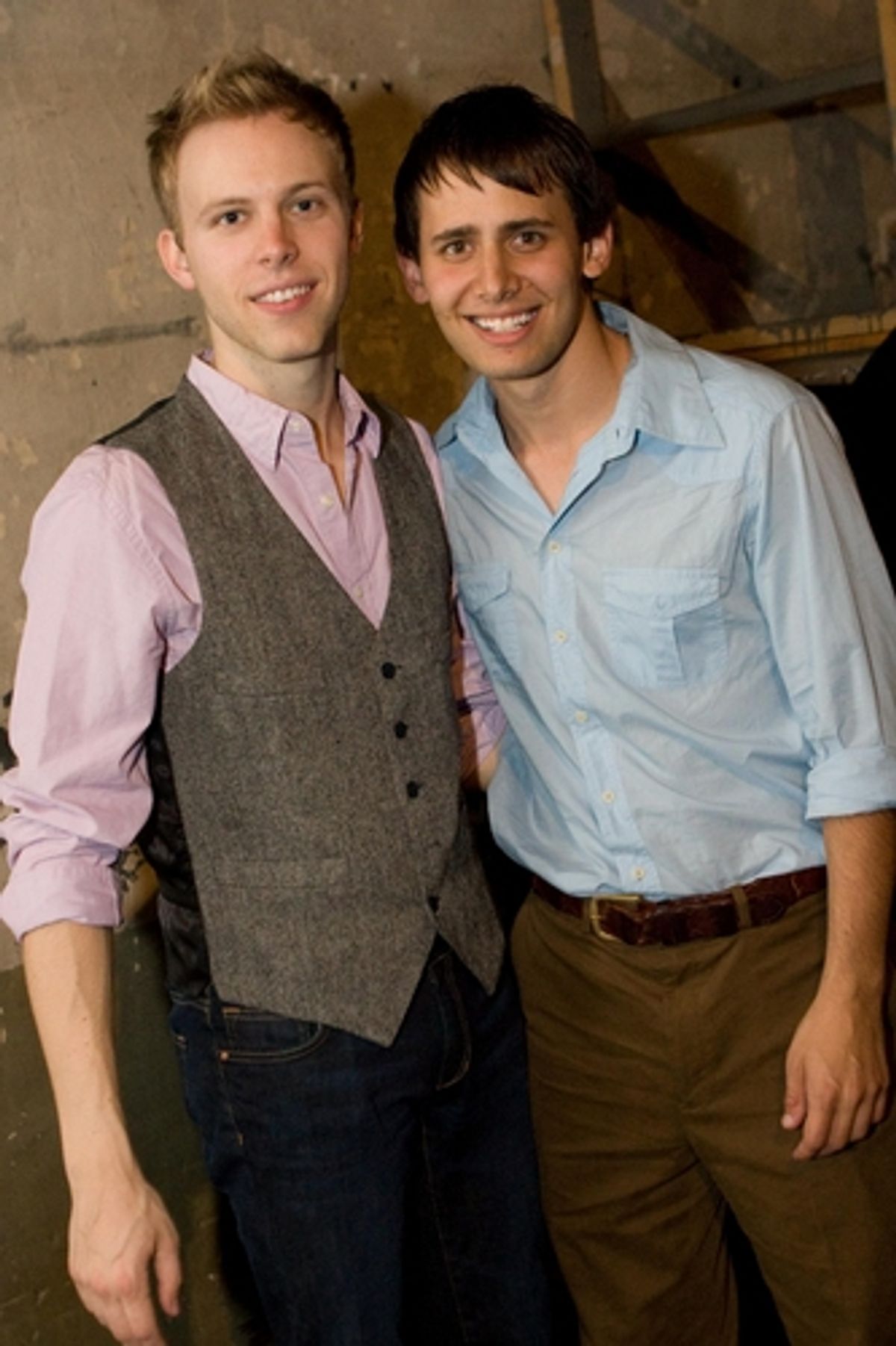 Benj Pasek and Justin Paul at Pasek and Paul NYMF Concert at the Zipper Theatre