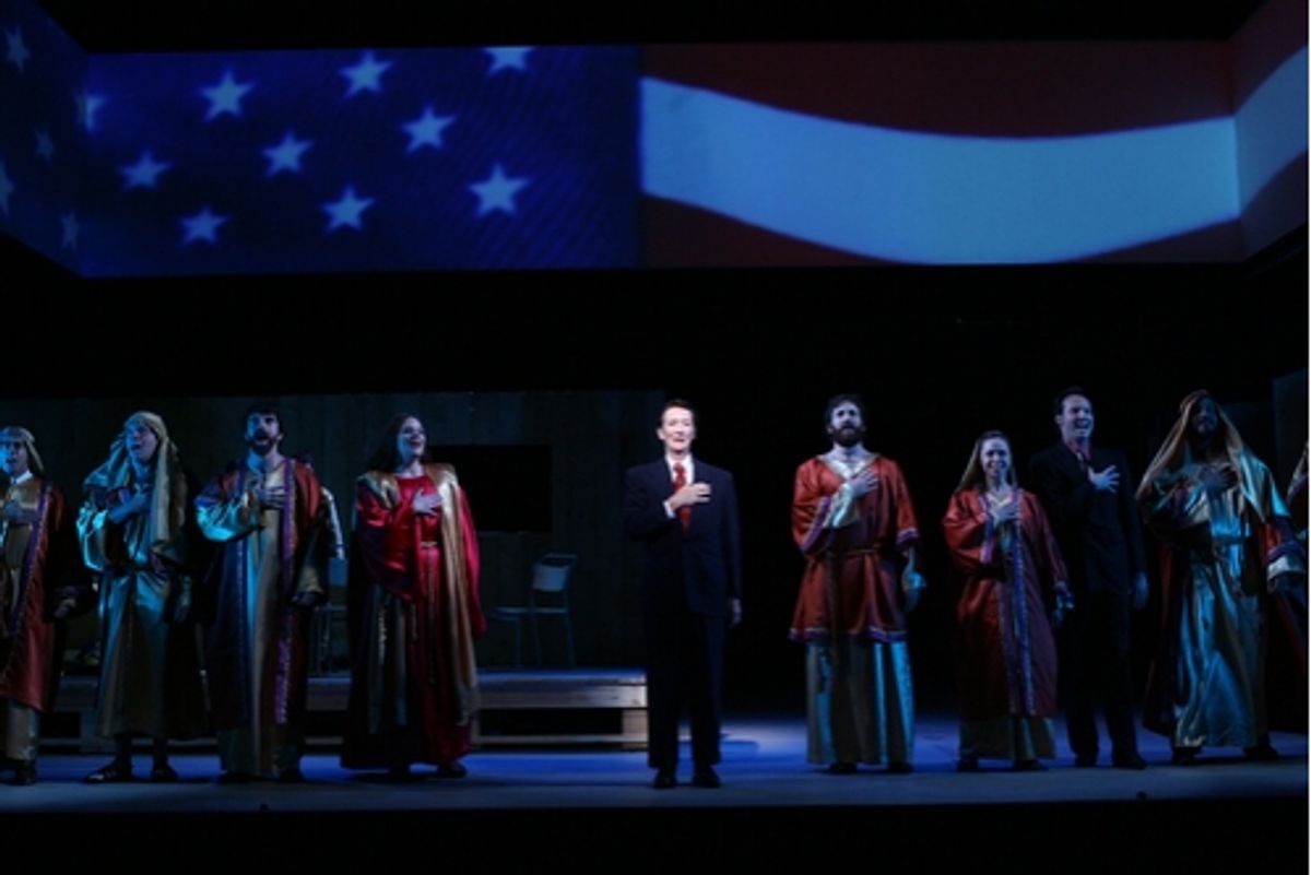 Kathleen Chalfant at 'Passion Play' by Sarah Ruhl at Yale Repertory Theatre