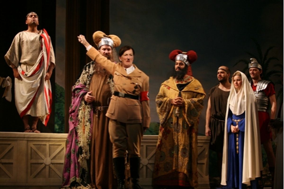 Kathleen Chalfant at 'Passion Play' by Sarah Ruhl at Yale Repertory Theatre