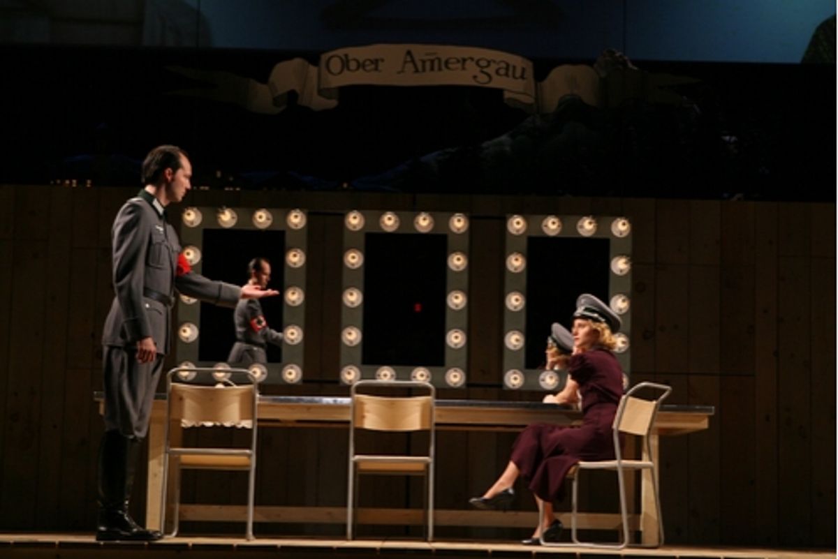 Dieterich Gray and Susan Pourfar at 'Passion Play' by Sarah Ruhl at Yale Repertory Theatre