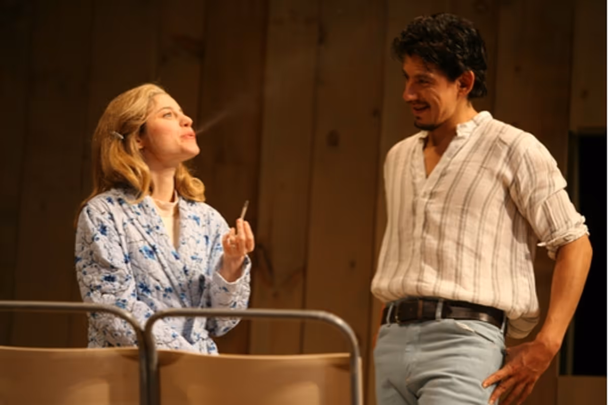 Susan Pourfar and JoaquÃƒÂ­n Torres at 'Passion Play' by Sarah Ruhl at Yale Repertory Theatre