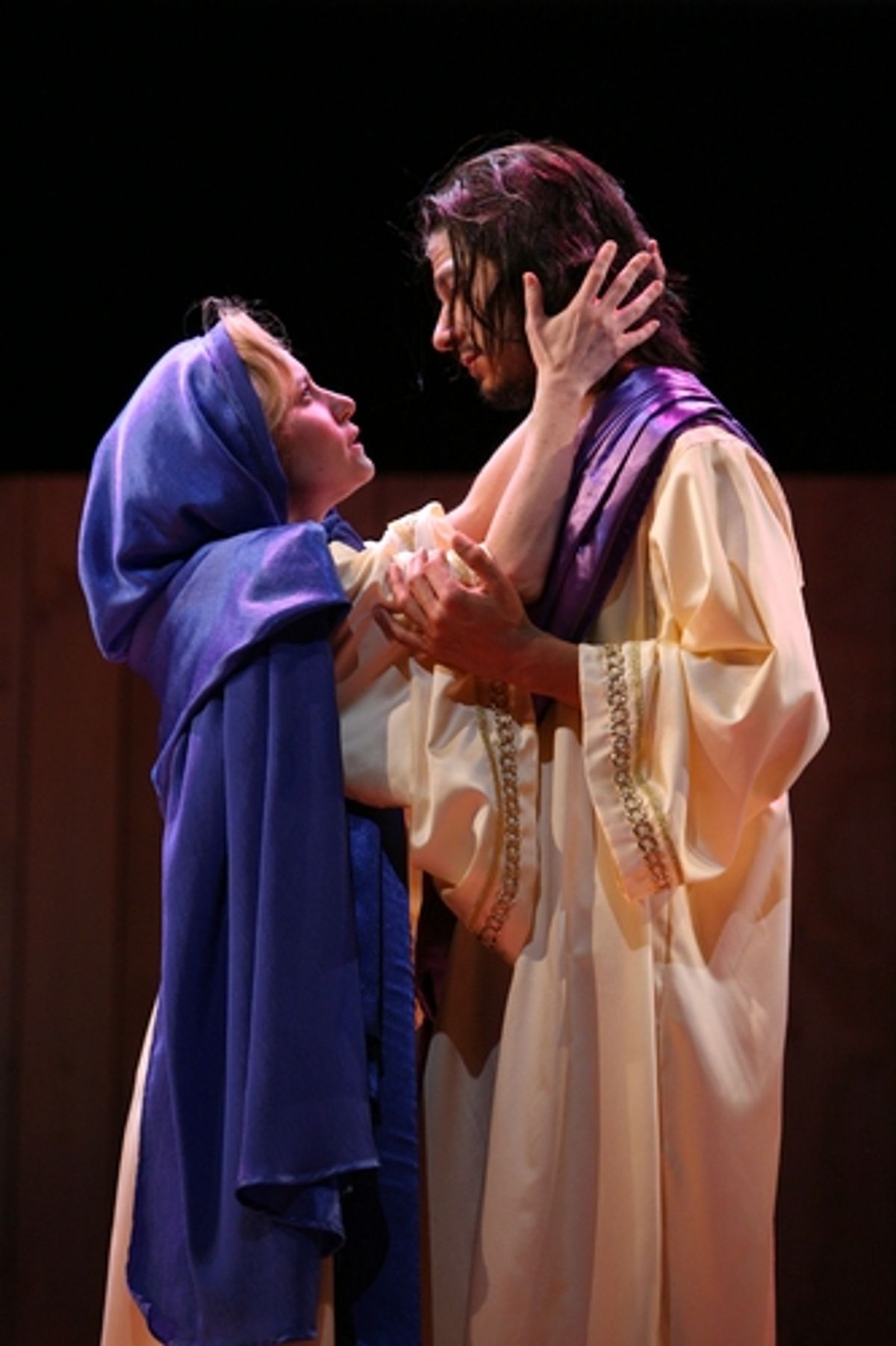 Susan Pourfar and JoaquÃƒÂ­n Torres at 'Passion Play' by Sarah Ruhl at Yale Repertory Theatre