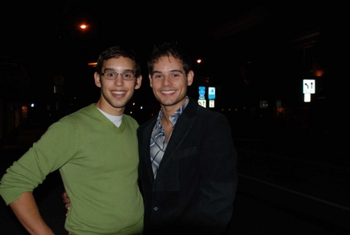 Sam Kiernan and Matt Kiernan at 