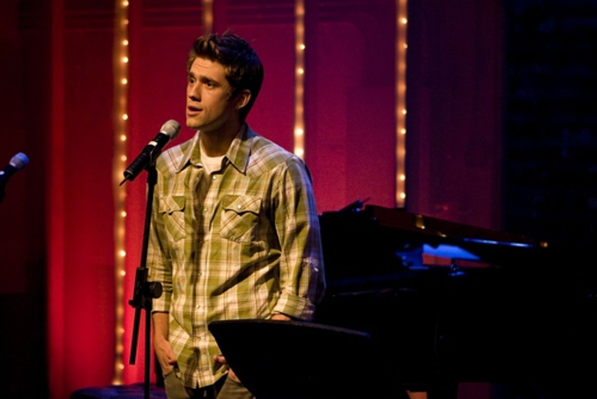 Aaron Tveit at Kerrigan & Lowdermilk's 'Party Worth Crashing' Concert at the Zipper Factory
