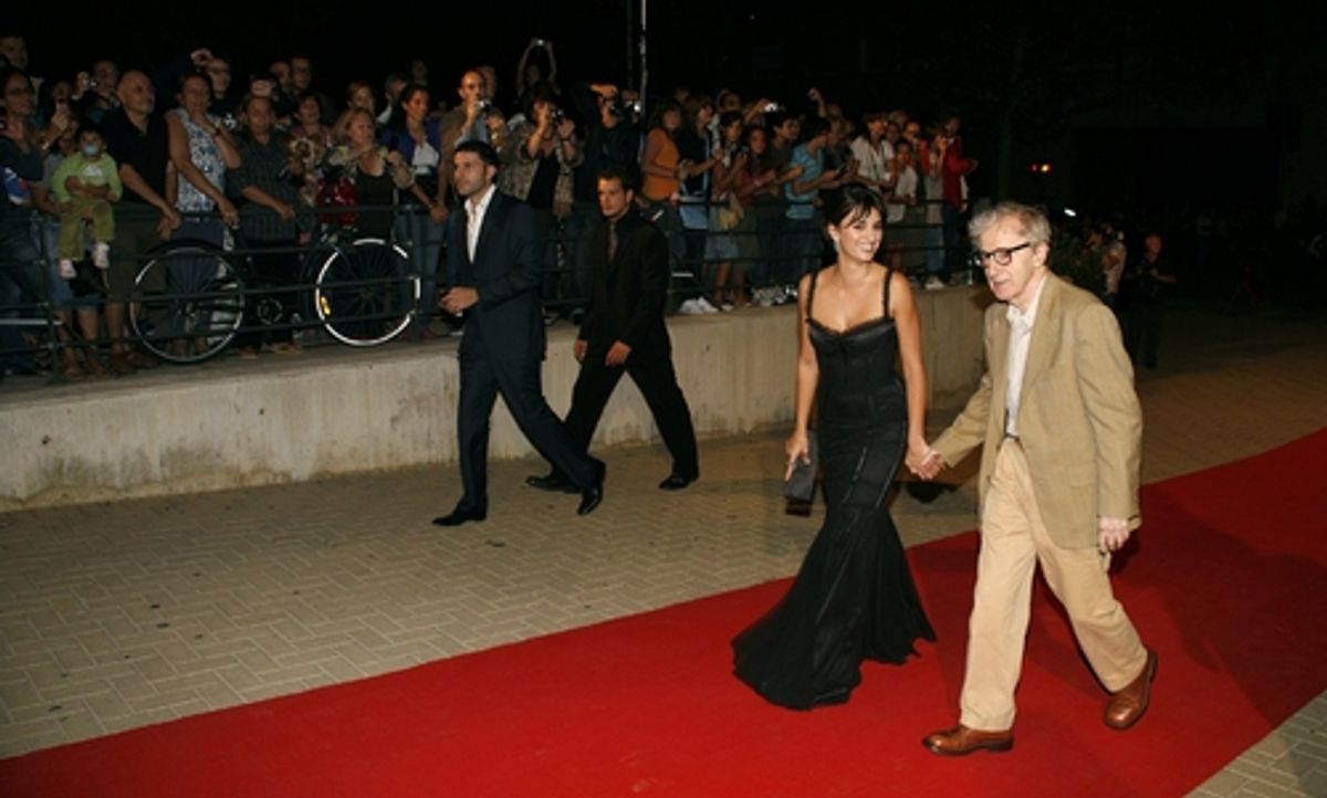 Woody Allen and Penelope Cruz at 