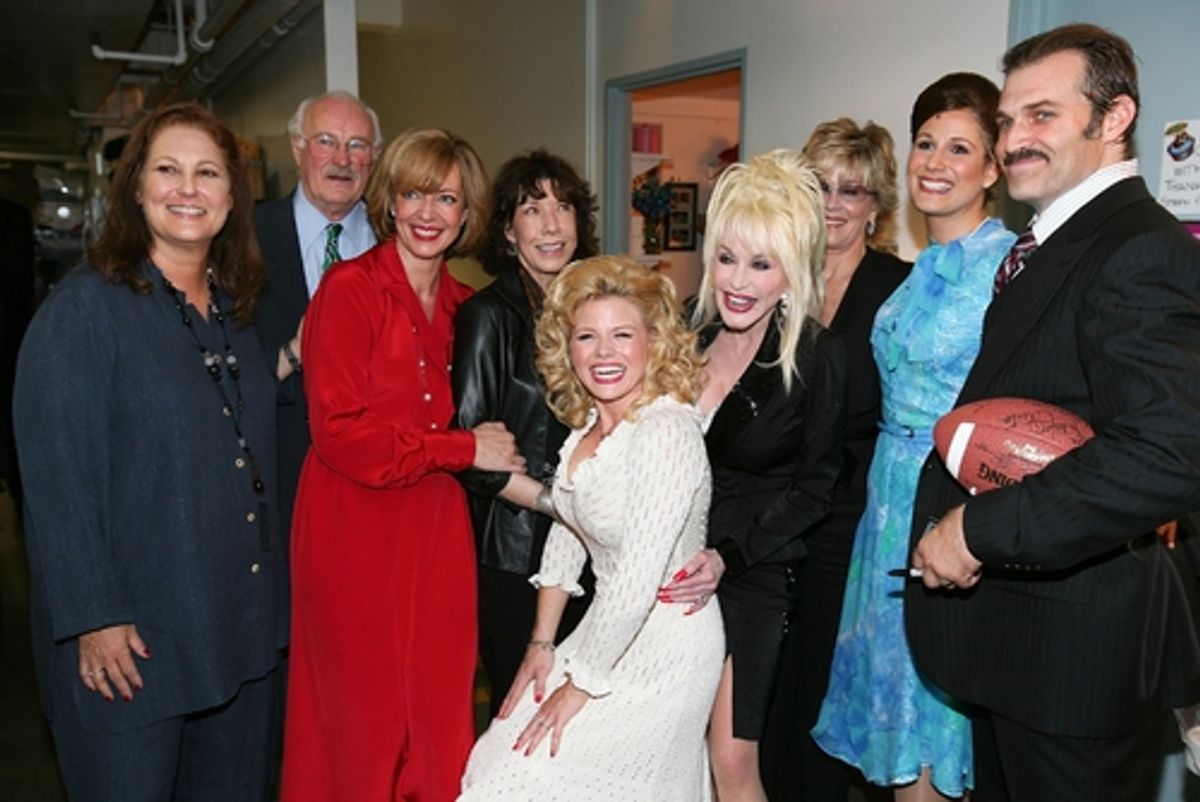 Patricia Resnick, Dabney Coleman, Allison Janney, Lily Tomlin, Megan Hilty, Dolly Parton, Jane Fonda, Stephanie J. Block and Marc Kudisch
 at 