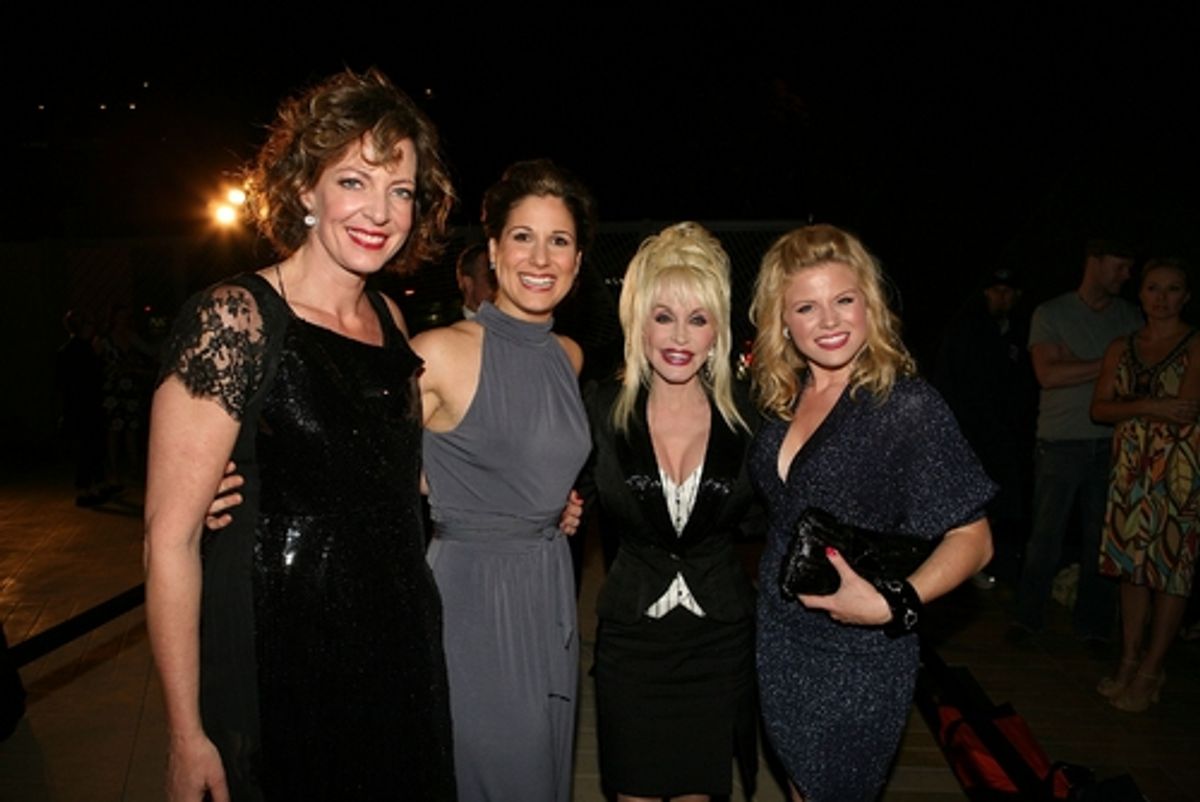 Allison Janney, Stephanie J. Block, Dolly Parton and Megan Hilty  at 