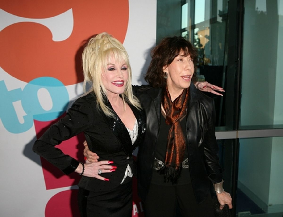 Dolly Parton and Lily Tomlin  at 