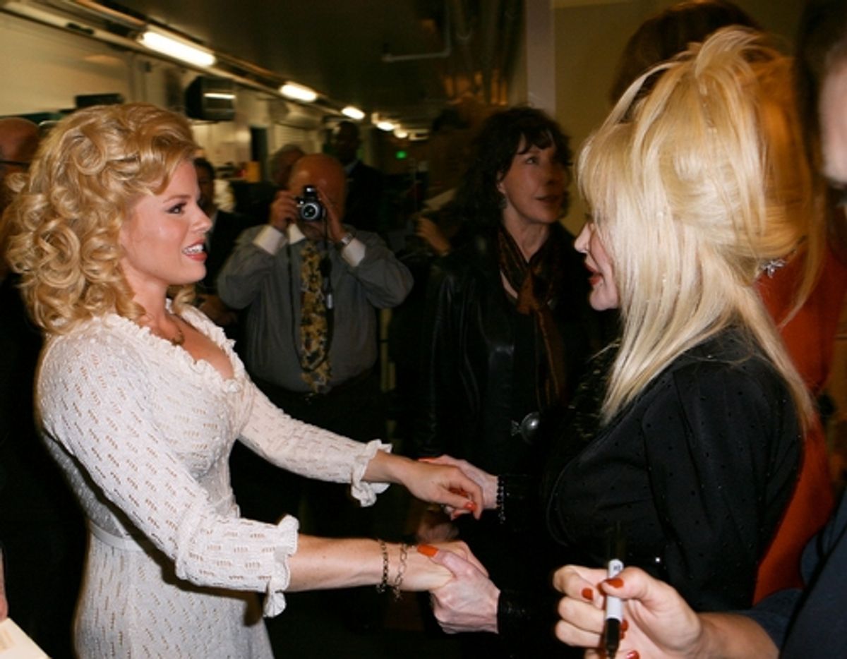 Megan Hilty and Dolly Parton  at 