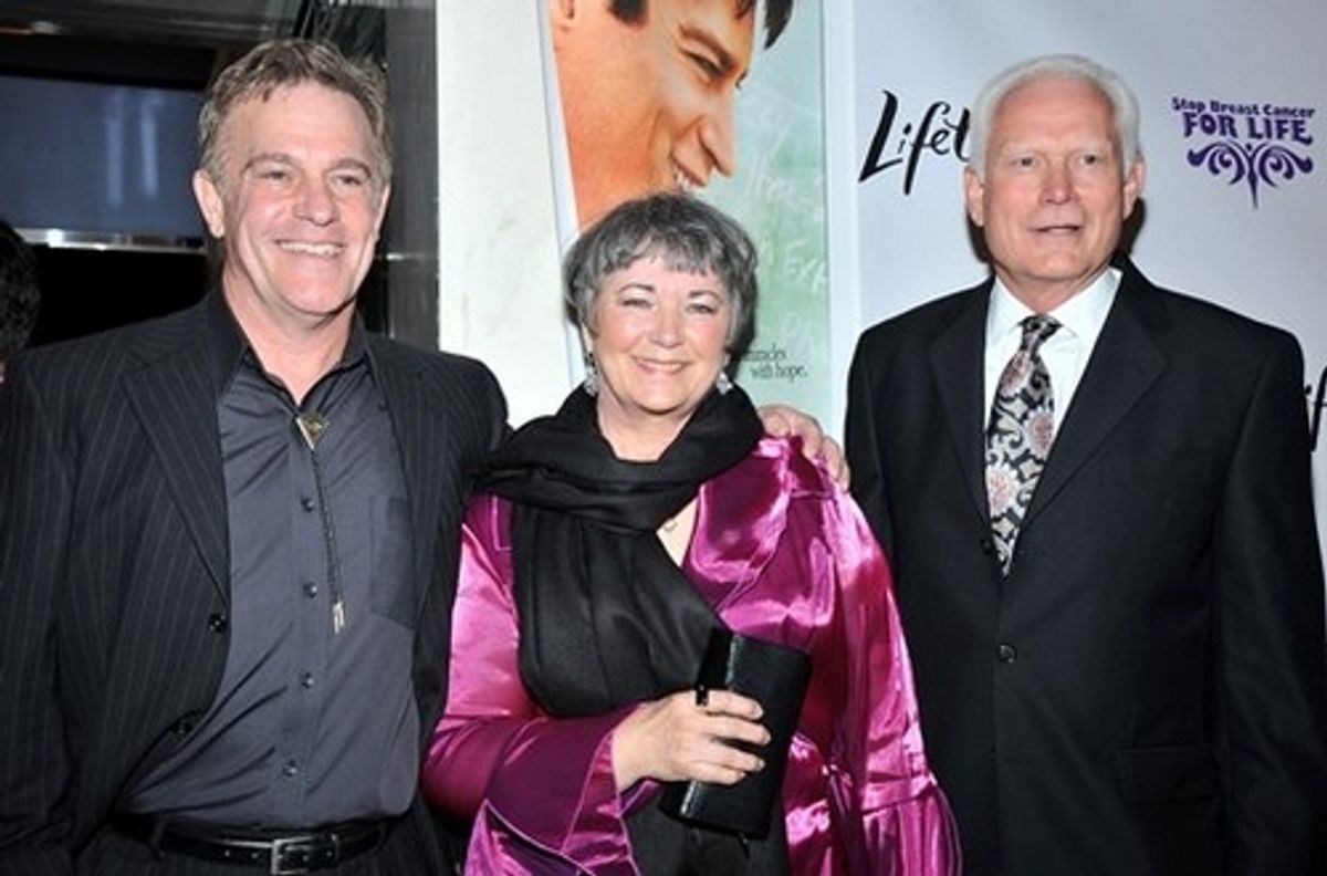 Bruce McKinnon, Barbra Bradfield and Guest at Liftetime's 'Living Proof'  NY Premiere with Peters, Connick, Jr. and More
