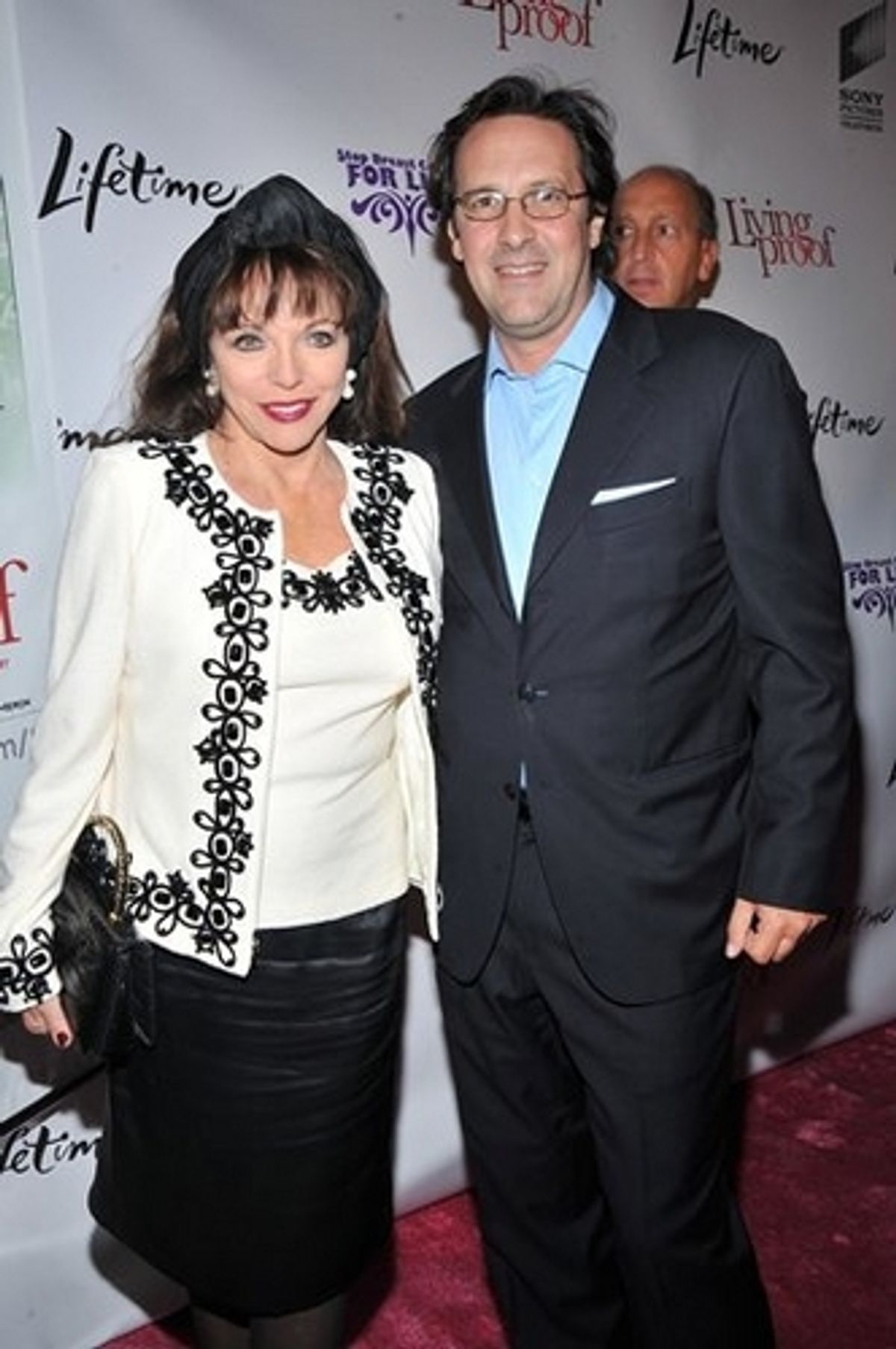 Joan Collins and Percy Gibson at 