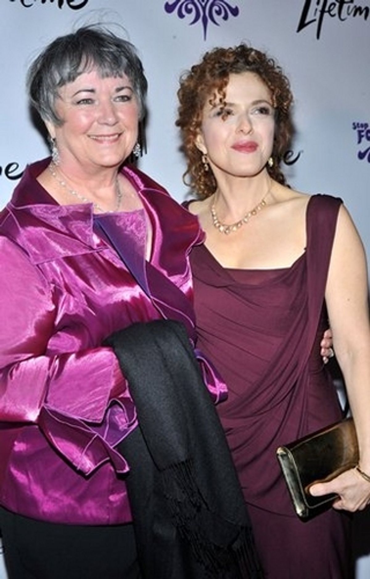 Barbara Bradfield and Bernadette Peters at Liftetime's 'Living Proof'  NY Premiere with Peters, Connick, Jr. and More