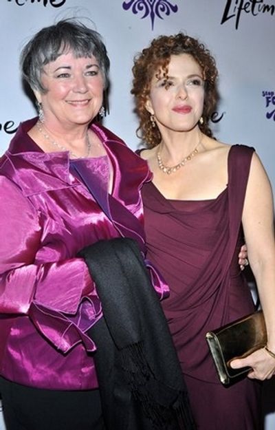 Barbara Bradfield and Bernadette Peters  Photo