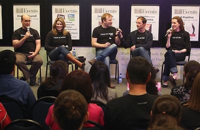 Larry Pressgrove, Heidi Blickenstaff, Hunter Bell, Jeff Bowen and Susan Blackwell Photo