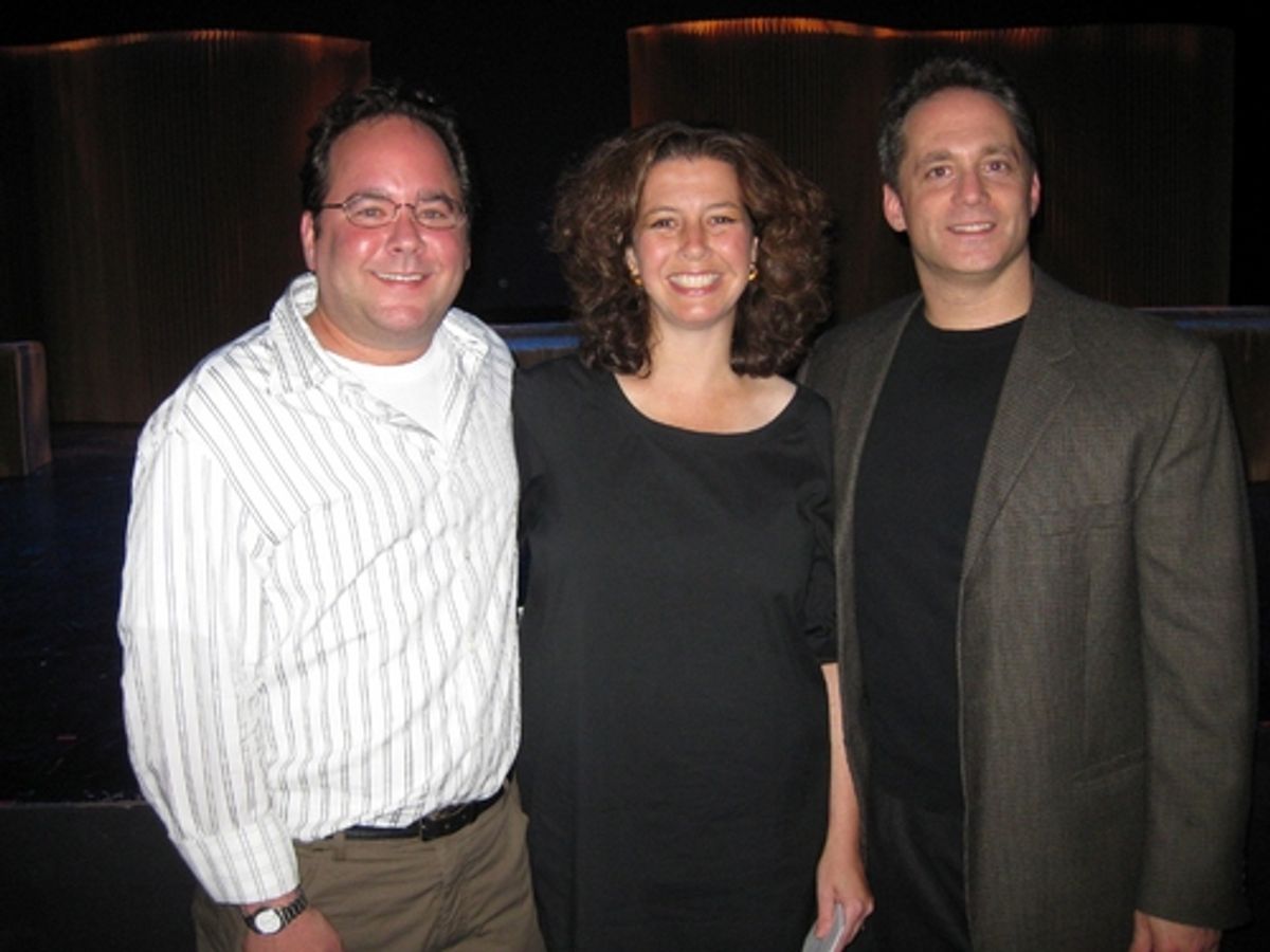 Composer Kyle Rosen & Co-Lyricists-Librettists Felicia Needleman and Laurence Holzman at 'The Jerusalem Syndrome' Opens at NYMF