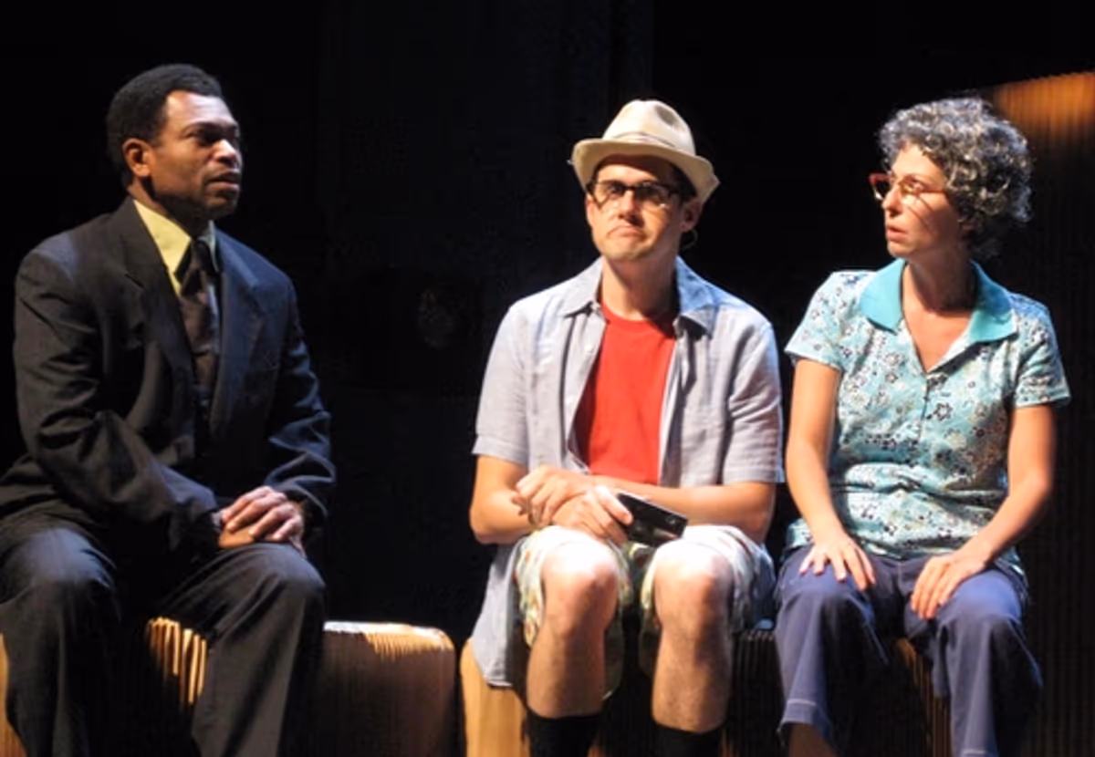 J.D. Webster, Ron DeStefano and Vanessa Lemonides at 'The Jerusalem Syndrome' Opens at NYMF