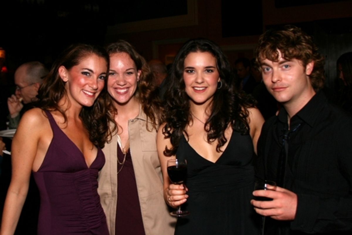 Diana Rose Becker: Annalisa Learning, Kerry Conte and Ashley Robinson at Camelot Opening Night Party at White Plains Performing Arts Center
