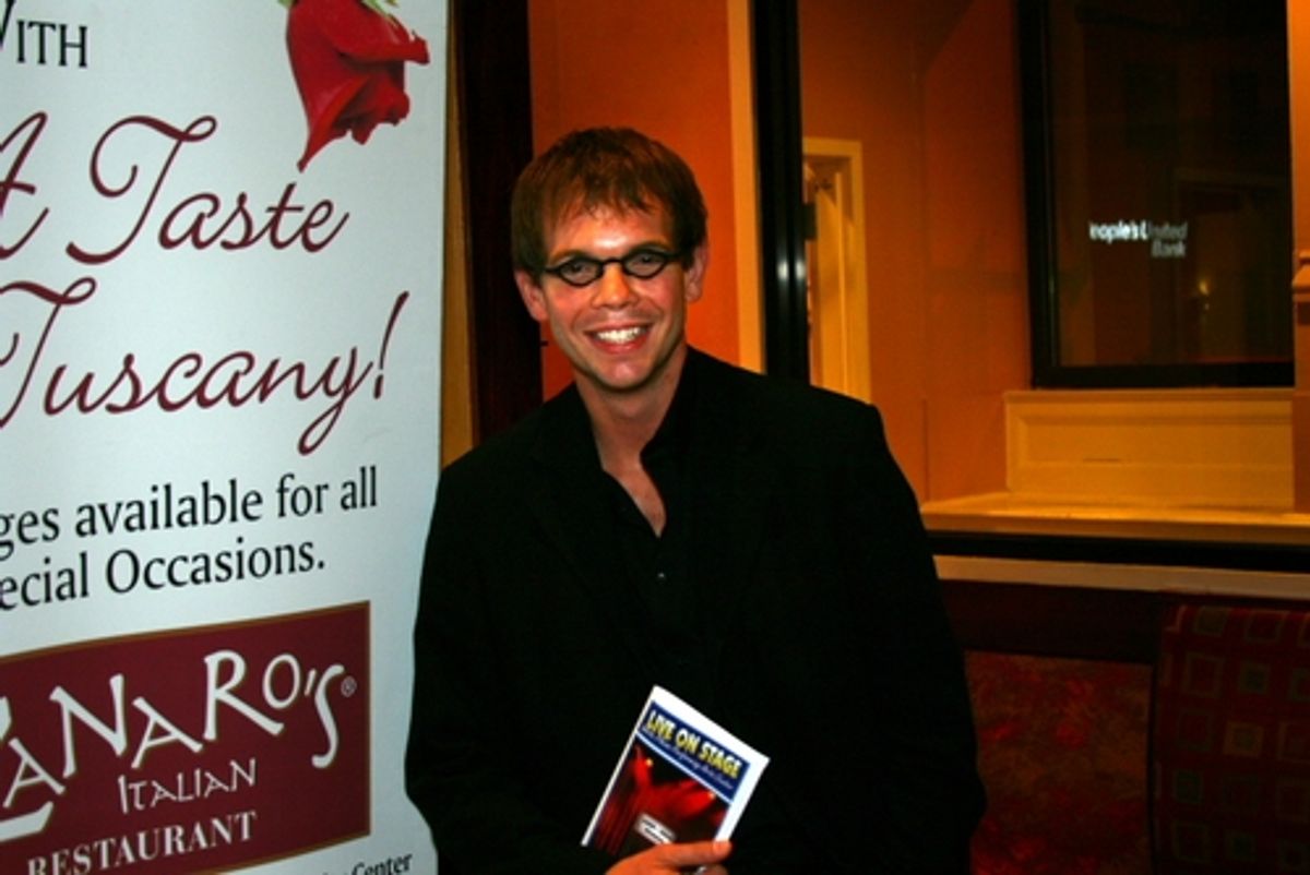 Matt Wilson, actor from WPPAC's production of 'How to Succeed in Business without Really Trying' at 