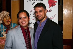 Robert A. Sherrill, Company Manager WPPAC; Robert Cuccioli, character: King Arthur. Photo