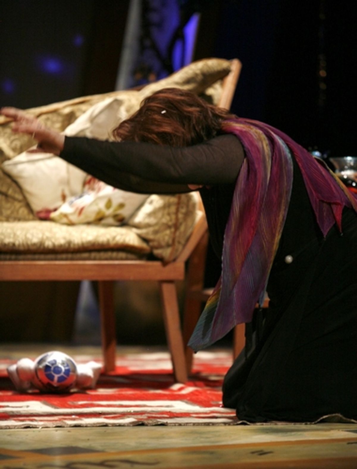 Carrie Fisher and the Production Team at 