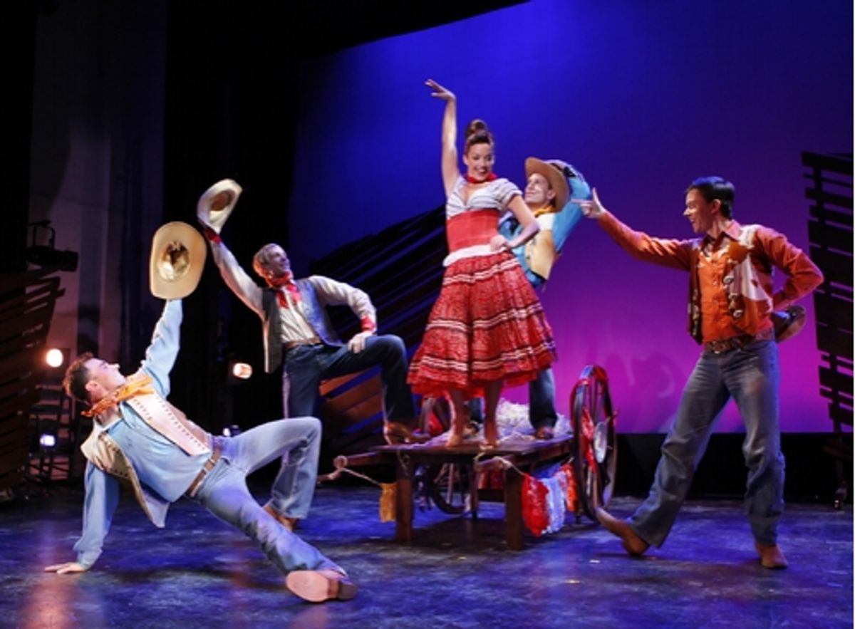 Beth Curry and the cast at Idaho! The Musical at NYMF