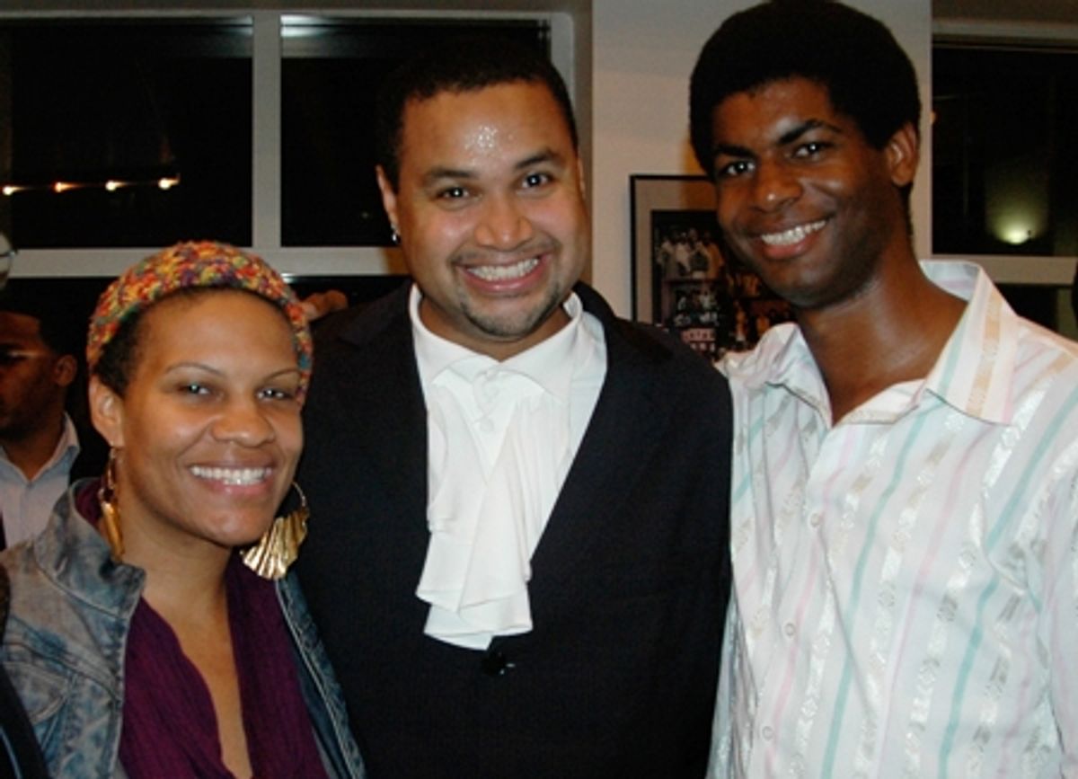 Director Rajendra Ramoon Maharaj joins Radha Blank and Niegel Smith from The Public Theater where the original production of The Colored Museum transfered at 