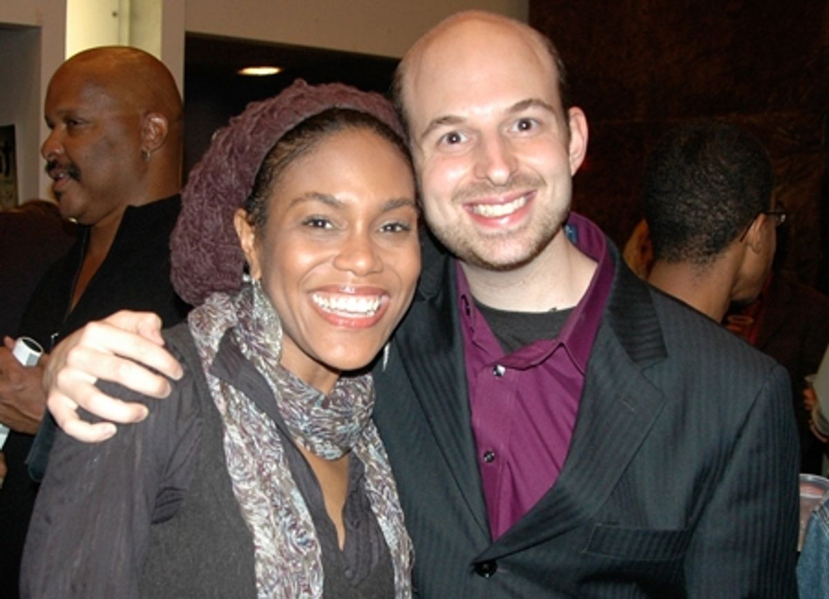 Tiffany Jewel and Marketing Associate Jason Goldstein
 at 