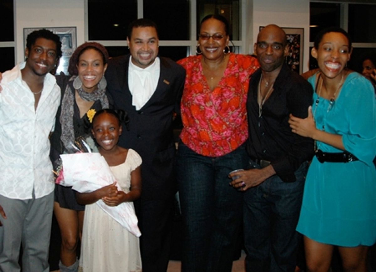 The full cast with director Rajendra Ramoon Maharaj
 at 