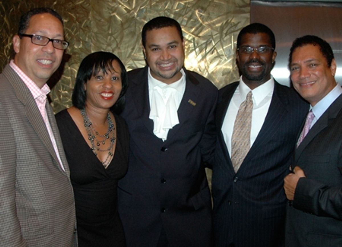 Clifford Virgin III, Monica Weeks, Rajendra Ramoon Maharaj, Marshall Jones III and Ricardo Khan
 at 