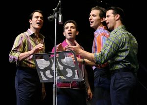 Matt Bogart, Jarrod Spector, Sebastian Arcelus and Dominic Nolfi @ BroadwayWorld Matt Bogart, Jarrod Spector, Sebastian Arcelus and Dominic Nolfi Photo