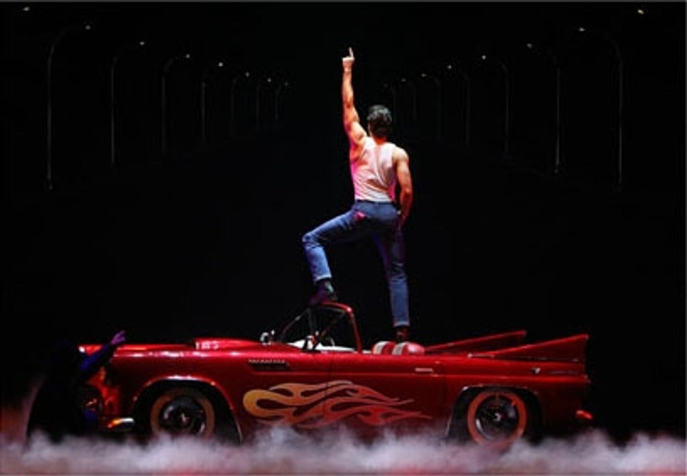 Photo Flash: New Production Shots of Ace Young and Company in 'Grease'  Image