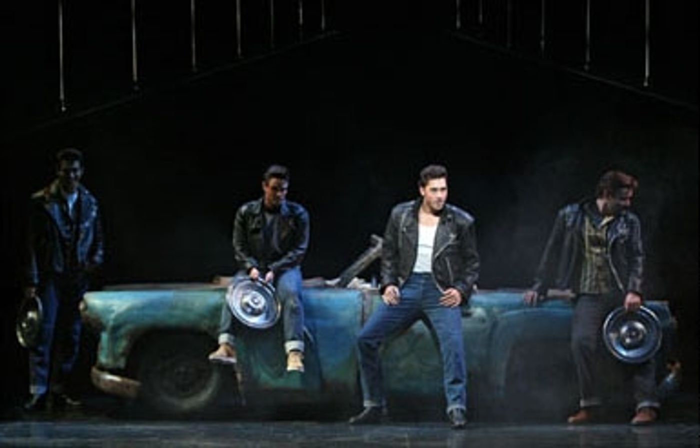Photo Flash: New Production Shots of Ace Young and Company in 'Grease'  Image