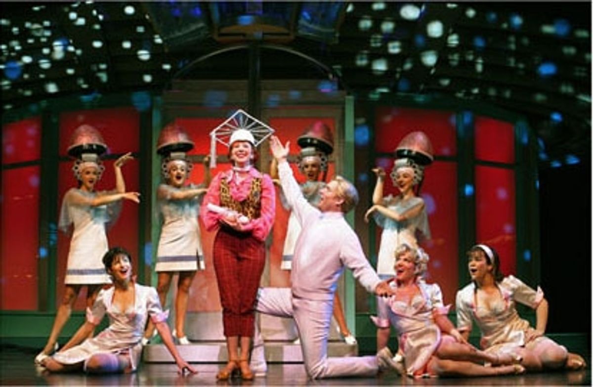 Kirsten Wyatt and the company perform 'Beauty School Dropout'  at 