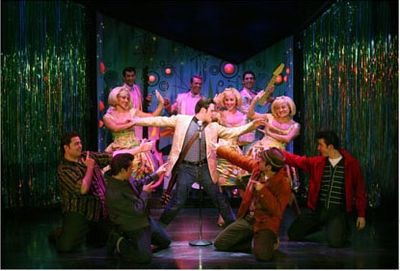 Ryan Patrick Binder and the company perform "Magic Changes"  Photo