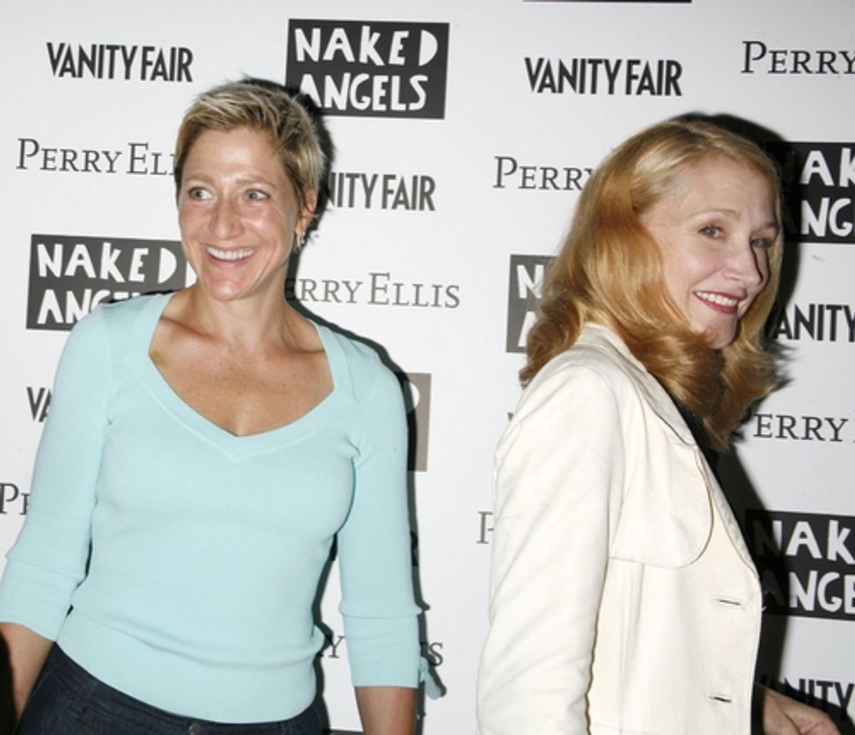 Edie Falco and Patricia Clarkson at 