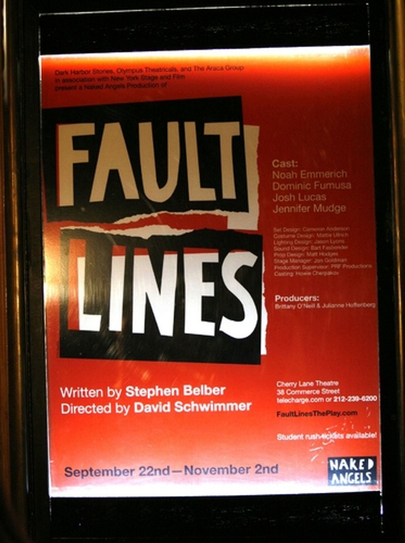 Photo Coverage: 'Fault Lines' Opening Night Arrivals and After Party Photo Coverage: 'Fault Lines' Opening Night Arrivals and After Party Image