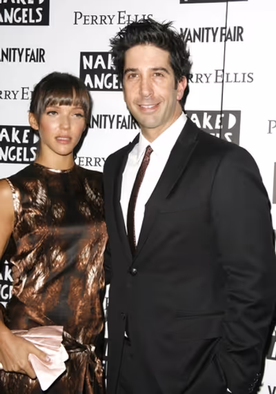Zoe Buckman and David Schwimmer Photo