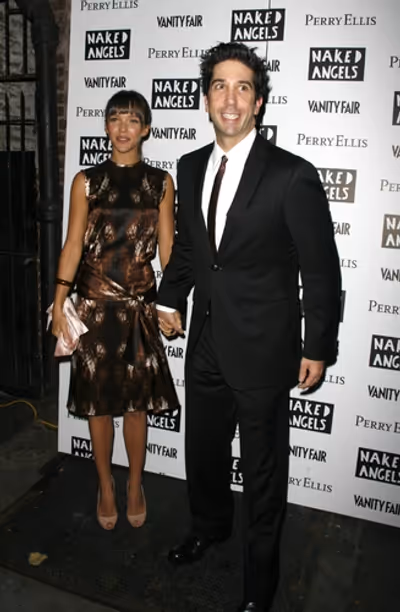 Zoe Buckman and David Schwimmer Photo