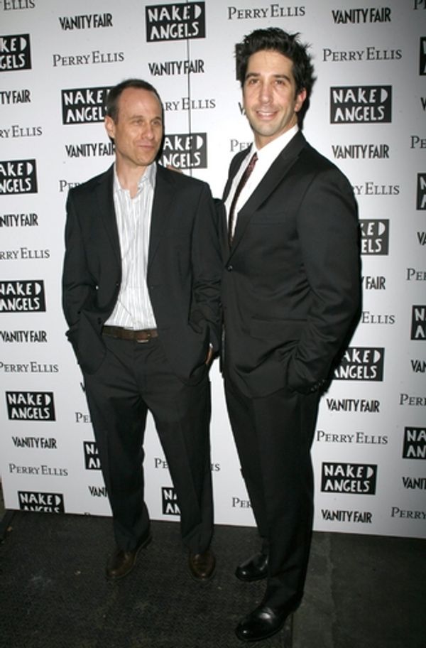 Stephen Belber and David Schwimmer Photo