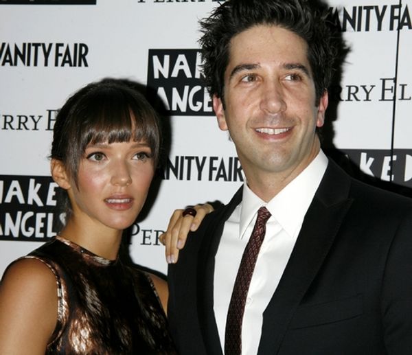 Zoe Buckman and David Schwimmer Photo