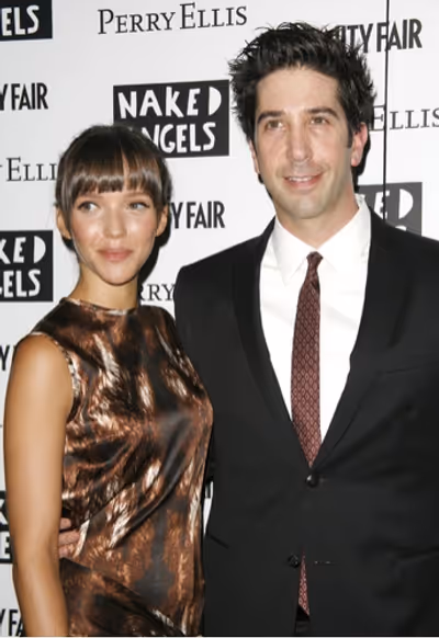 Zoe Buckman and David Schwimmer Photo