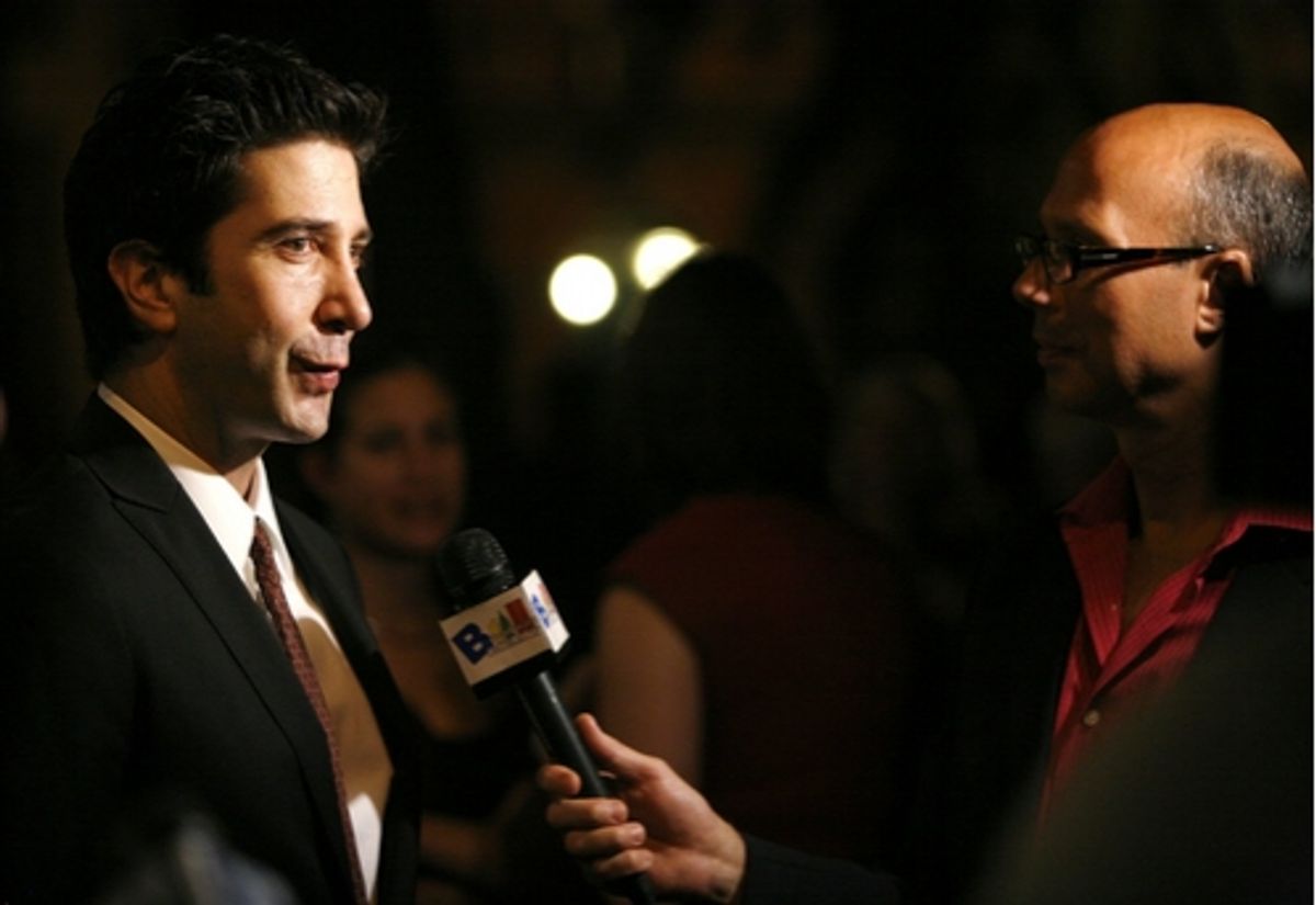 David Schwimmer and Richie Ridge at 