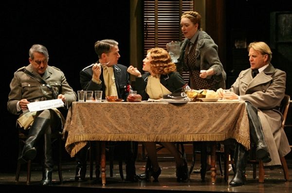 Robert Dorfman, Peter Benson, Marina Squerciati, Kristine Nielsen and David Rasche Photo